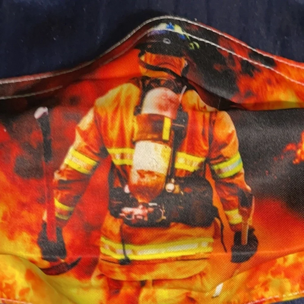 New firefighter face mask